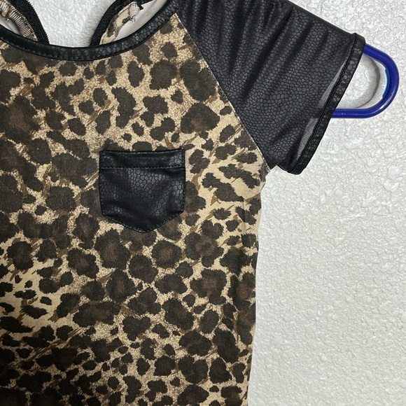 Koala Kik Leopard Print Top Sz 12/18 Months - Picture 3 of 5